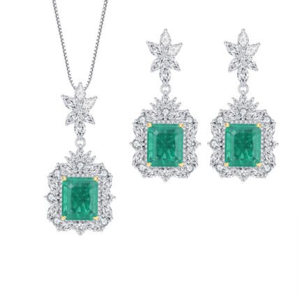 RUBY OR EMERALD JEWELRY LIGHT SET